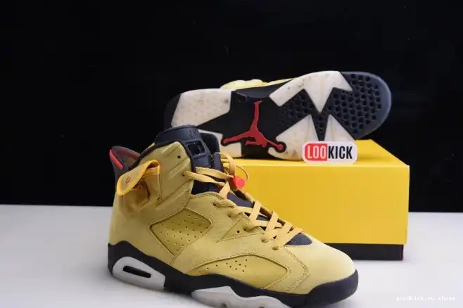 JORDAN 6 X AIR YELLOW TRAVIS SCOTT CN1084-300 0515